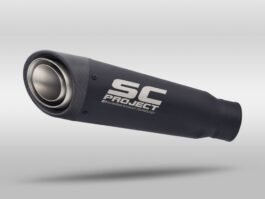 SC-Project Style Universal motorcycle exhaust muffler Black