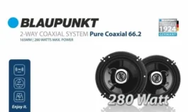 Blaupunkt Pure Coaxial 66.2 6.5″ Coaxial Speakers (40W RMS 280W Peak)