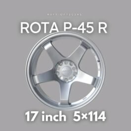 Rift Wheels Rota P-45 R Hyper Silver Alloy Wheels | 17 inch 5×114