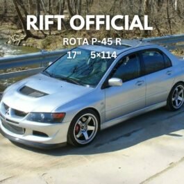 Rift Wheels Rota P-45 R Hyper Silver Alloy Wheels | 17 inch 5×114