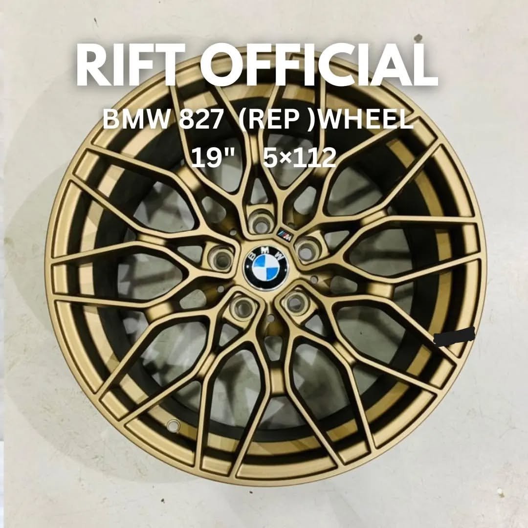 Rift Wheels BMW 827 Gold OEM+ Alloy Wheels | 19 inch 5x112 - Image 2