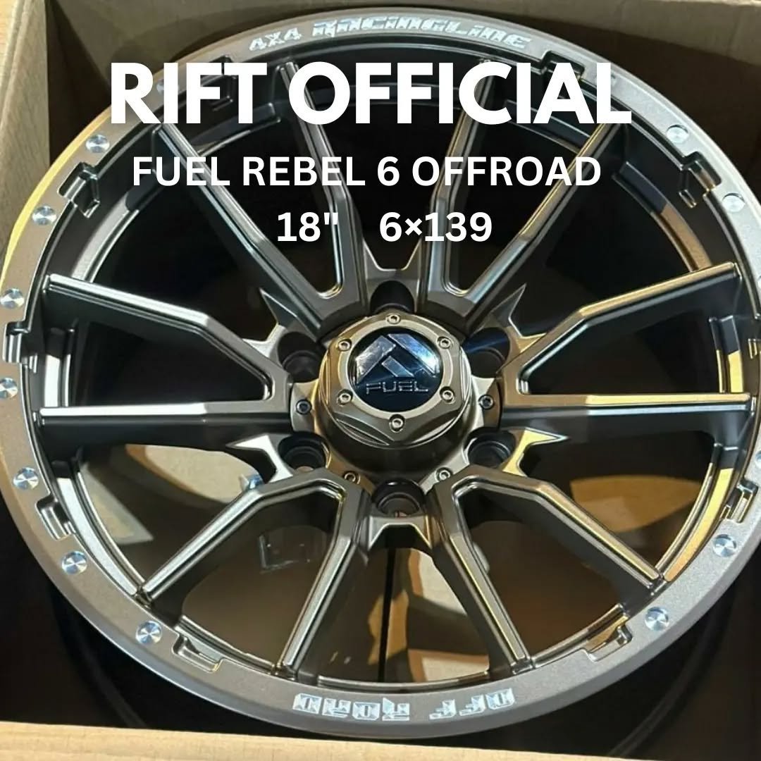 Rift Wheels Fuel Rebel 6 Alloy Wheels | 18 inch 6x139 - Image 3