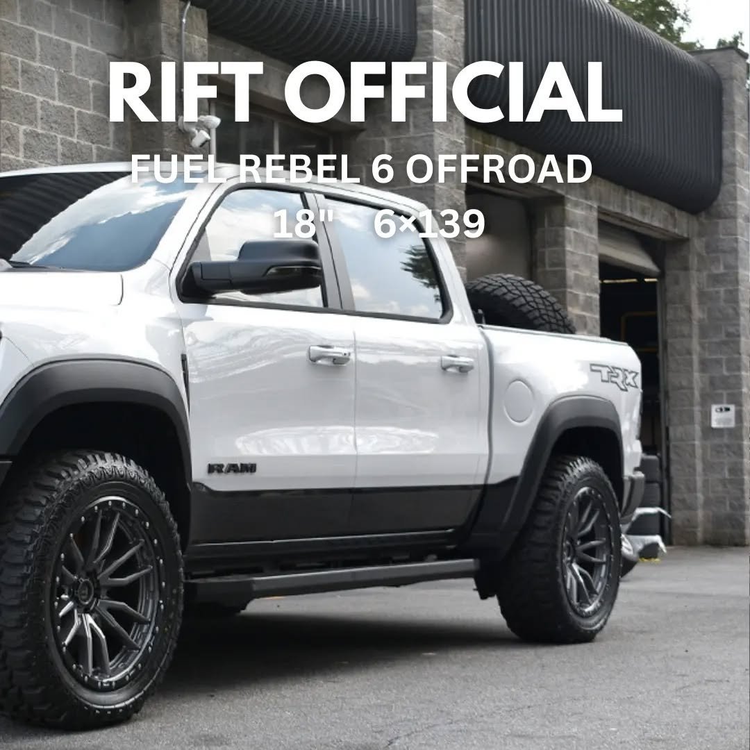 Rift Wheels Fuel Rebel 6 Alloy Wheels | 18 inch 6x139 - Image 2