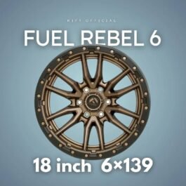 Rift Wheels Fuel Rebel 6 Alloy Wheels | 18 inch 6×139