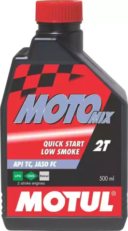 MOTUL Motomix 2T Motul Motomix 2T Heavy Duty Engine Oil  (500 ml, Pack of 1)