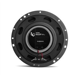 Infinity Car Coaxial Speaker | Alpha 6520F | Peak Power – 320W | RMS Power – 40W | Wired 6.5 Inch 2-Way Coaxial Speaker (Black)