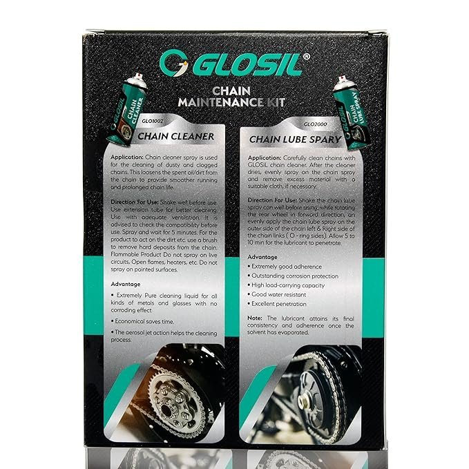 GLOSIL Chain Maintenance Kit - 290Ml - Image 4