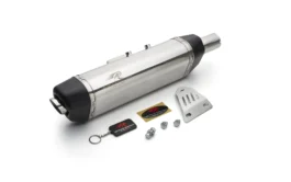 Red Rooster Performance Exhaust RRP Vertex for RE Himalayan 411/ RE Scram 411 | Chrome (Polish)