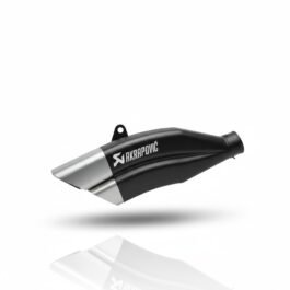 Akrapovic Style Universal Bike Muffler Exhaust Pipe | For Bike Slip-on Exhaust System (Stainless Steel)