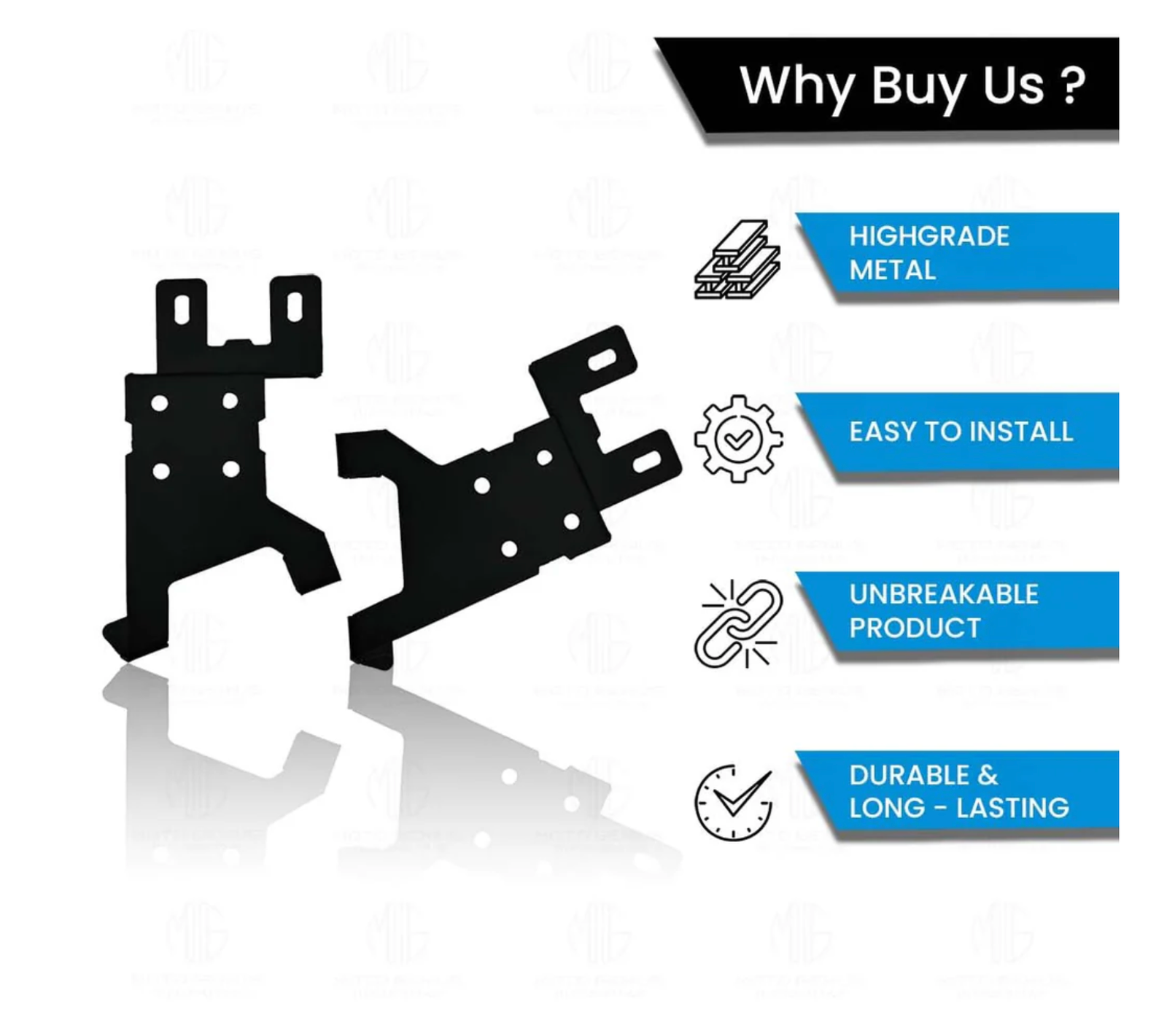 Moto Genius Himalayan Jerry Can Mount | Heavy Duty Bracket | Rugged Adventure Design (BS6) - Image 2