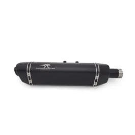 Red Rooster Performance Exhaust RRP Vertex for RE Himalayan 411/ RE Scram 411 | Black Matte