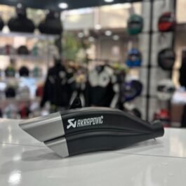 Akrapovic Style Universal Bike Muffler Exhaust Pipe | For Bike Slip-on Exhaust System (Stainless Steel)