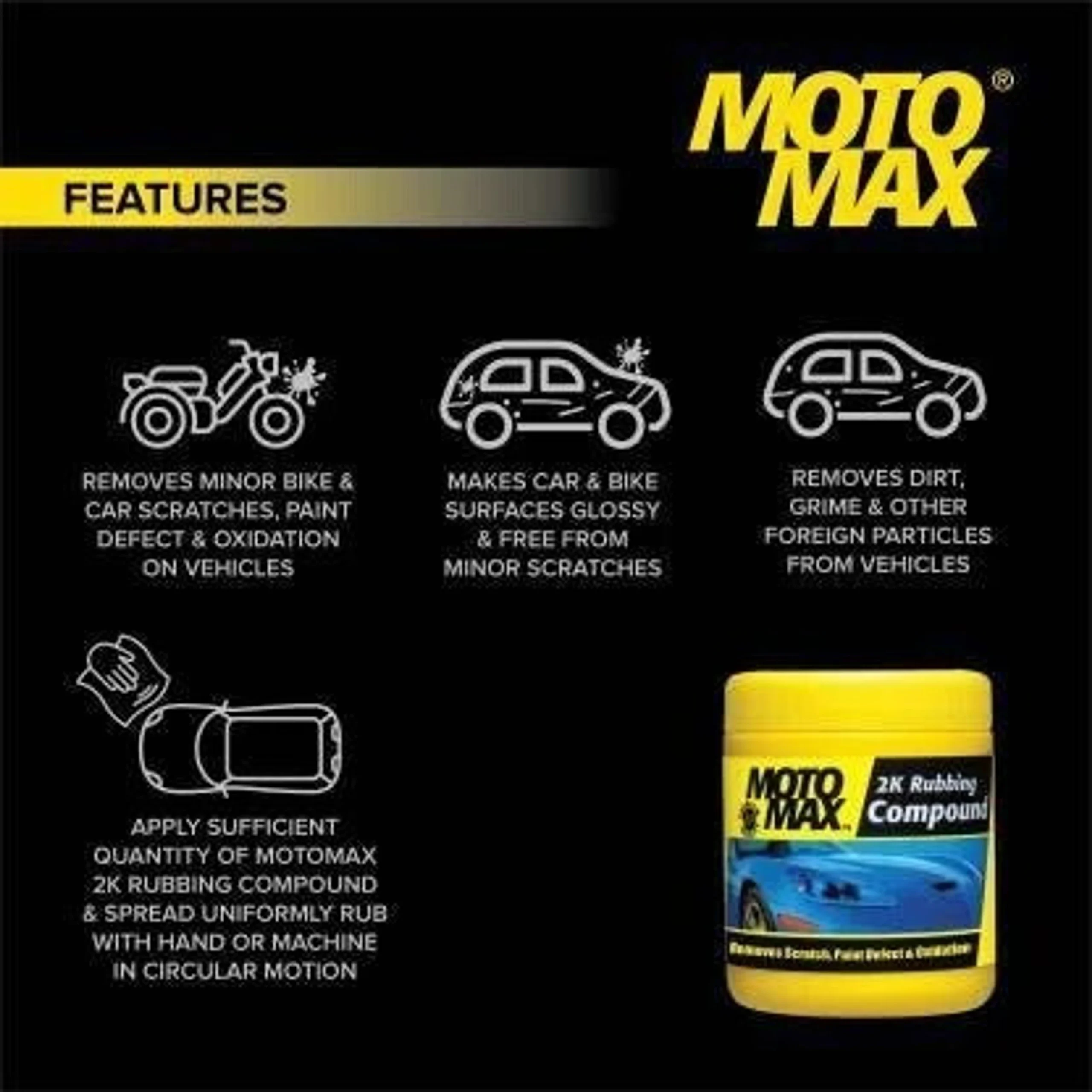 Motomax 2K Rubbing Compound 100g - Image 2