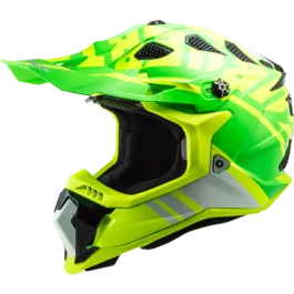LS2 MX700 Subverter Evo Gammax Gloss Hi Viz Yellow Green Helmet