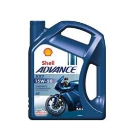 Shell Advance 4T AX7 15W-50 API SN Synthetic Technology Motorbike Engine Oil