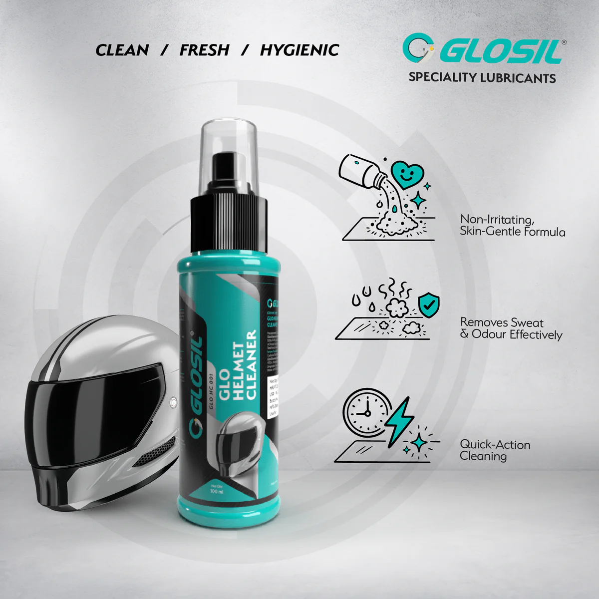 Glosil Helmet Cleaner 100ml - Image 2