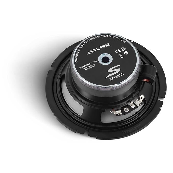 Alpine S2-S65 Next-Generation S-Series 6.5" 2-Way Component Speaker Set | 80W RMS | 240W Max - Image 4