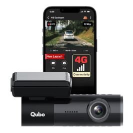 Qubo Dashcam 4G Live by Hero Group | Remote Live View I GPS Tracking & Smart Alerts | 2K QHD | 140° FOV | Wi-Fi & App Control | Supports upto 1TB SD Card