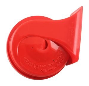 Roots Wind Tone 90 Car Horn for All Vehicles (Red) -Set of 2