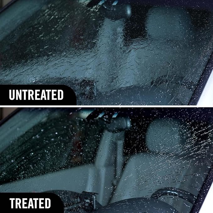 Turtle Wax Clearvue Rain Repellant for Car, Durable Hydrophobic Coating for All Exterior Glass Including Motorbike Helmets, Improves Visibility and Safety, Ideal for Monsoon Season, 100ml - Image 3