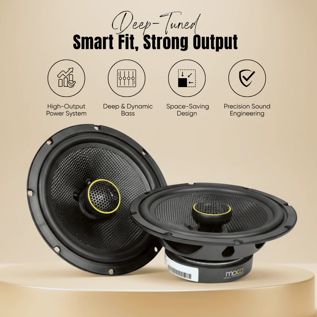 MOCO 6" Co Axial Speaker Fibre Glass Cone Rms 40W - Image 7