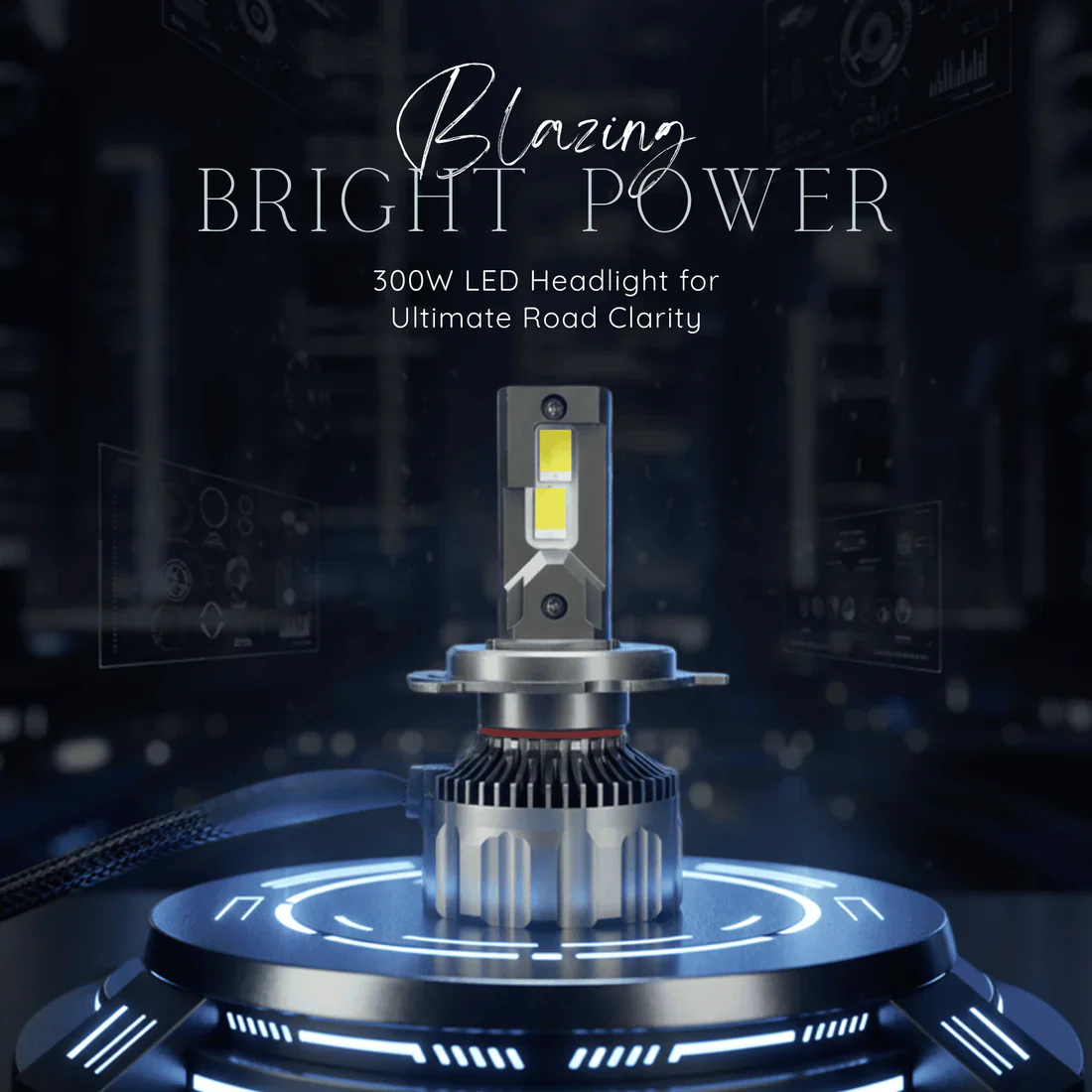 MOCO 300W Led Light Hi/Low Beam (H4/H19) 1 Pair (2N) - Image 4