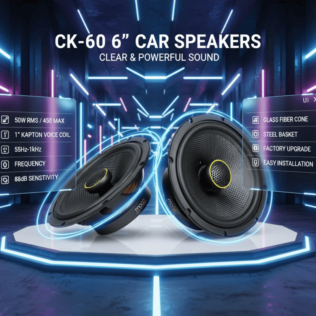 MOCO 6" Co Axial Speaker Fibre Glass Cone Rms 40W - Image 9