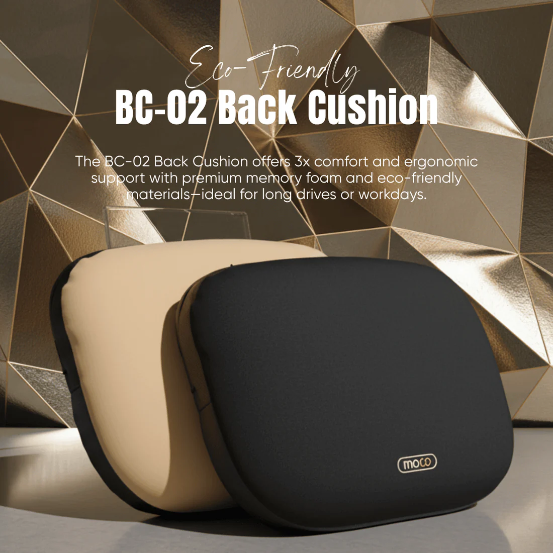 MOCO Leatherette Memory Neck Cushion (3X Comfort) - Image 10