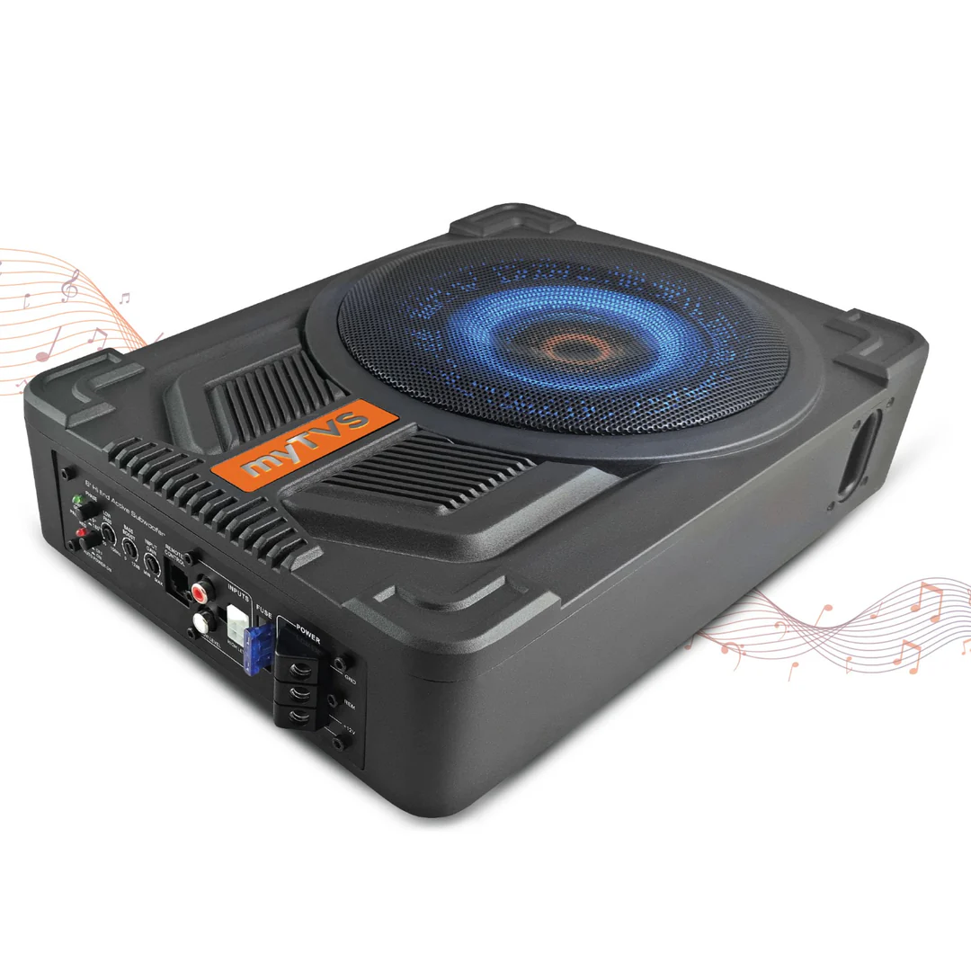 MyTVS 8" Slim Underseat Subwoofer VXSW-8 | Vibe X Series