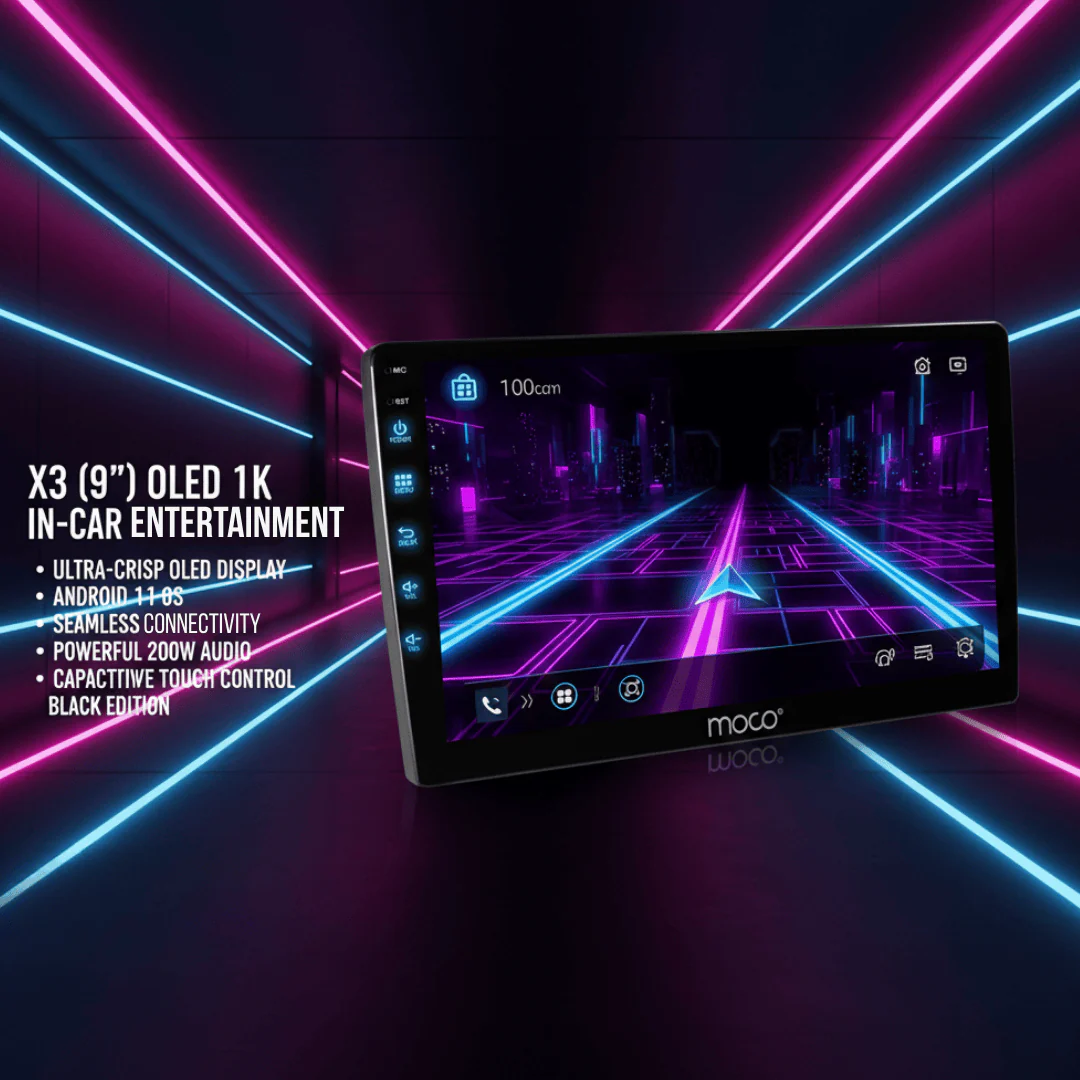 MOCO X3 (9") OLED 1K Infotainment System | 2GB RAM + 64GB ROM with CarPlay/Android Auto support - Image 8